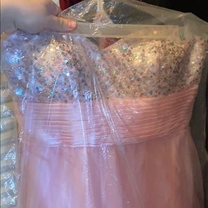Pink prom dress